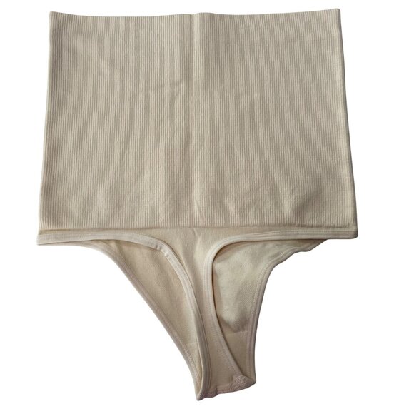 Shapermint Empetua All Day Every Day High-Waisted Shaper Thong Tan 3XL 98099 - Picture 4 of 6